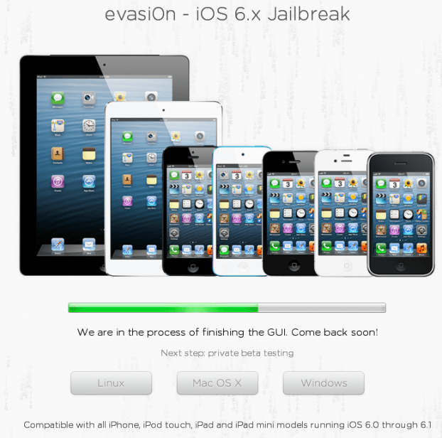 evasi0n iOS6.0~6.1.2完美越狱支持全系设备 工具下载 以及教程-图片1